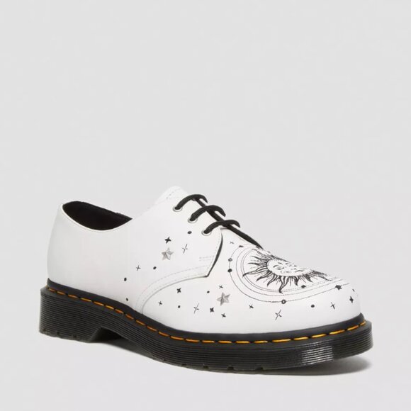 DR MARTENS 1461 Cosmic Embroidered Leather Oxford Shoes - Picture 1 of 6